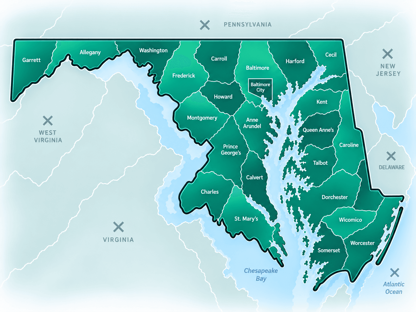 lead health care coverage areas